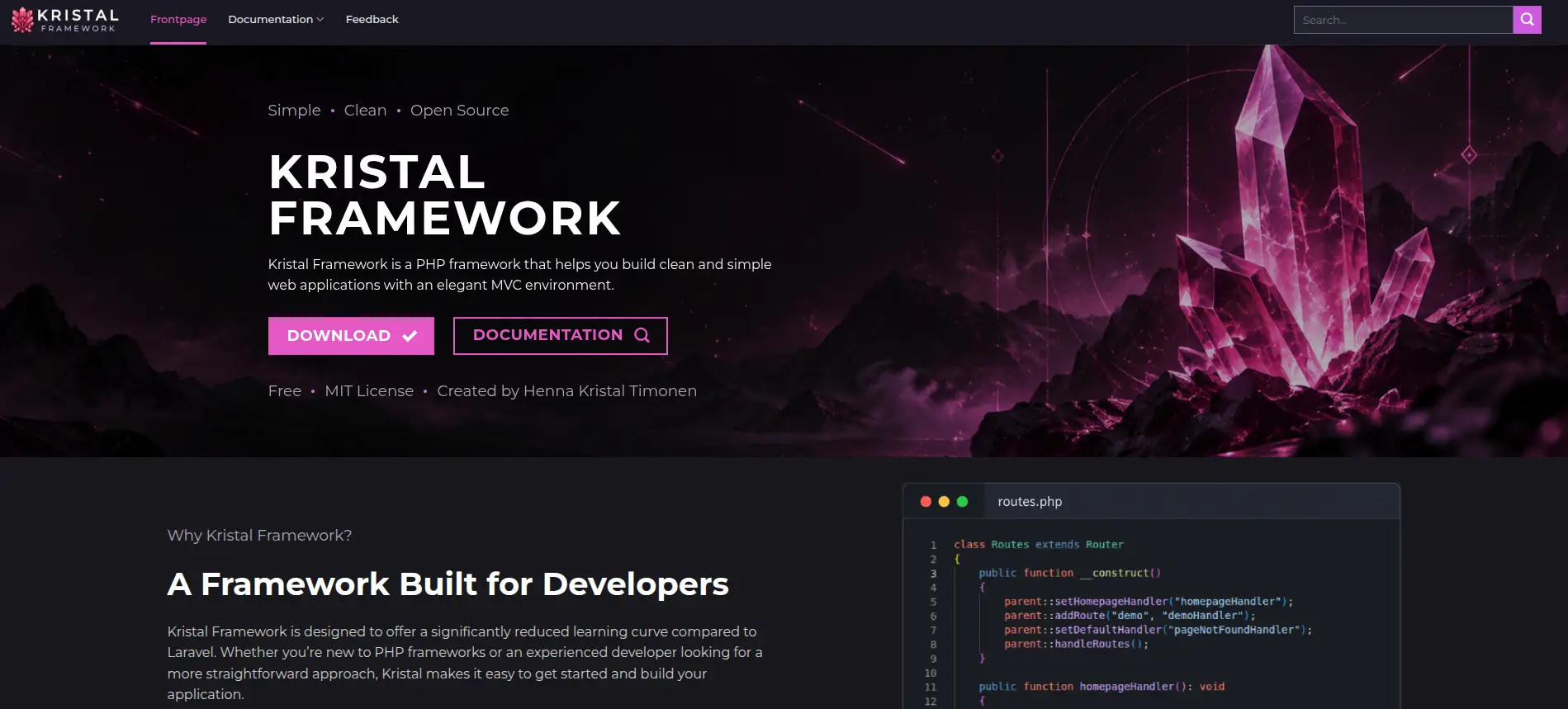 Kristal Framework